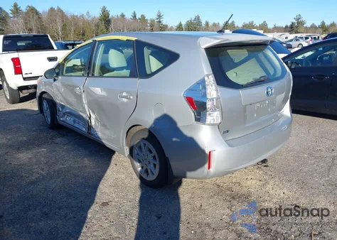 2012 Toyota Prius V Two from USA, damaged, VIN JTDZN3EU8C3176366